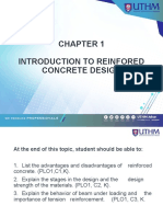 1 - Introduction To Reinforced Concrete Design