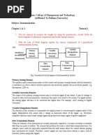 Instrumentation T1