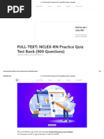 FULL-TEXT - NCLEX-RN Practice Quiz Test Bank 1 - Nurseslabs