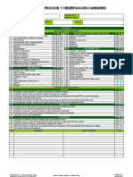 Check List Inspecciones y Obs Camiones