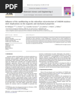 Influence of The Sandblasting On The Subsurface Microstructure of 316LVM Stainless