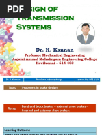 DTS 11.3-11.4 Problems in Brake Design
