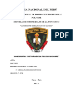 Monografia Historia de La Policia Nacional.