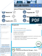 Evidence of Chemical Changes Watch It! Organize It!