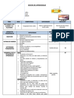 Sesion de Aprendizaje Del 07 Al 11 de AGOSTO