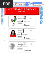 Actividades de Suma y Resta para Primero de Primaria