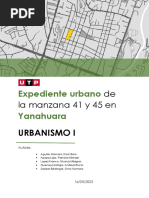 Memoria Descriptiva Del Análisis Urbano Manzana 44 y 45 de Yanahuara - Arequipa