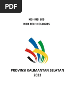 Kisi-Kisi Web Technologies 2023