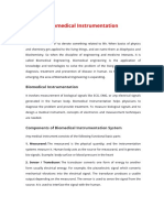 Biomedical Instrumentation