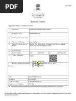 GST Registration Certificate