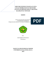 Analisis Sektor Potensi Unggulan Guna Perencanaan Pembangunan Ekonomi Kabupaten Kotawaringin Barat