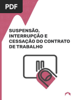 Suspensão, Interrupção e Cessação Do Contrato de Trabalho