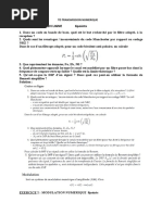 TD TRANSMISSION NUMERIQUE Licence