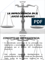 La Improcedencia en El Juicio de Amparo