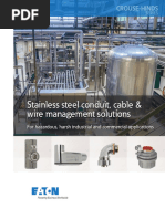 Crouse Hinds Stainless Steel Conduit Cable Brochure