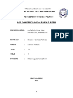 Monografía Los Gobiernos Locales en El Perú