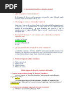 Derecho Económico - Preguntas y Respuestas - General