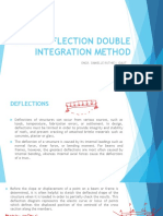 Beam Deflection by Double Integration Method