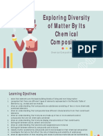 Exploring Diversity of Matter by Its Chemical Composition