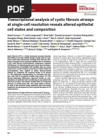 Carraro 2021, Transcriptome of CF Airways