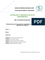 Fichas Técnicas - Nutrición y Deporte de Resistencia