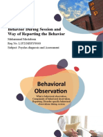 Behavioral Observation