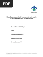 MANUAL para Consultar Recursos de Información en Línea