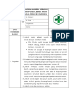 Sop Penanganan Limbah Infeksius & Non-Infeksius, Benda Tajam & Jarum, Darah & Komponen