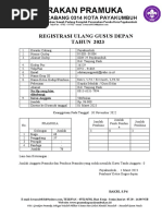 Form B Registrasi Ulang