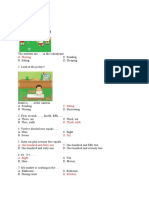 Soal Ulangan Bahasa Inggris Kelas IV Semester 1 