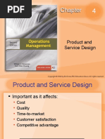 Product and Service Design