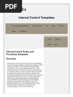 Risk - Internal Control Templates - Copedia