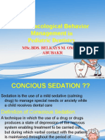 Pharmacological Behavior Management in Pediatric Dentistry: MSC - Bds. Belkays M. Omran Abubakr