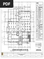 A B C D E F: Ground Floor Lighting Lay Out Plan