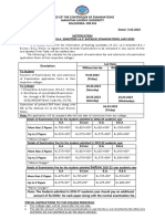 UG Sem I & II Backlog Fee Notification May-2023