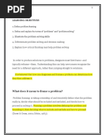 Module (2) Lecture 3 - Problem Solving