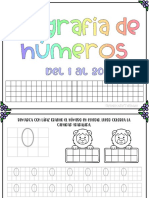 UETH - Caligrafia de Números Hasta 20 VV