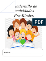 Cuadernillo de Actividades Pre-Kinder