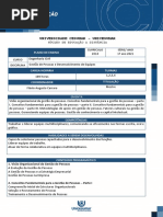 Gestão de Pessoas e Desenvolvimento de Equipes