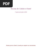 Cuisine Et Santé 2011 - Recetas