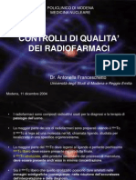 Franceschetto IIa Controlli Qualità Radiofarmaci