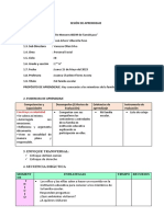 SESIÓN DE APRENDIZAJE Miembro de La Familia Escolar