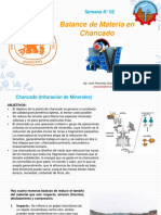 CLASE SEMANA #02 Balance Chancado Solución