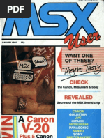 MSX User - Vol 1 No 2 - Jan 1985