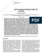 Chandrashekhar H. M. Changing Scenario of Organic Farming in India An