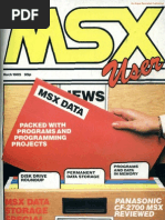 MSX User - Vol 1 No 4 - Mar 1985