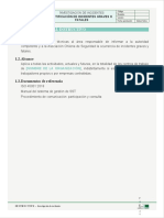 PRO - 19 - ITT - 01 Instructivo de Notificación de Accidentes Graves y Fatales