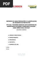 Informe de Caracterización Usuarios de Haku Wiñay