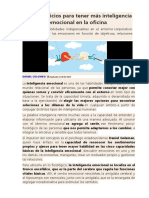 Los 7 Ejercicios para Tener Más Inteligencia Emocional en El Trabajo