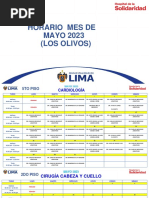 Horarios Los Olivos